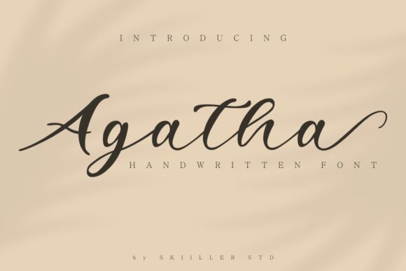 Agatha Font Poster 1