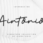 Aintonio Font Poster 1