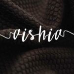 Aishia Font Poster 1