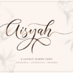 Aisyah Font Poster 1