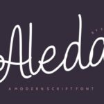 Aleda Font Poster 1