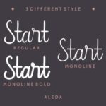 Aleda Font Poster 3