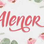 Alenor Font Poster 1