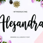 Alesandra Font Poster 1