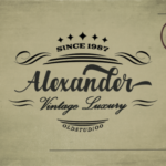 Alexander Font Poster 1