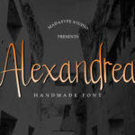 Alexandrea Font Poster 1