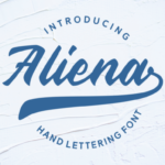 Aliena Font Poster 1