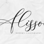 Alisson Script Font Poster 1