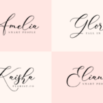 Alisson Script Font Poster 3