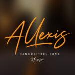 Allexis Font Poster 1