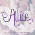 Allice Font Poster 1