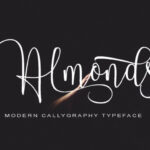 Almonds Script Font Poster 1