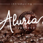 Aluria Font Poster 1