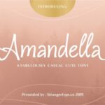 Amandella Font Poster 1