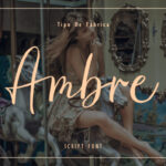 Ambre Script Font Poster 1