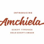 Amchiela Font Poster 1