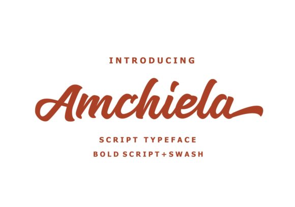 Amchiela Font Poster 1