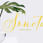 Amorra Script Font Poster 6