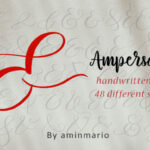 Ampersand | 48 Different Styles Font Poster 1