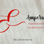 Ampersand | 48 Different Styles Font Poster 5