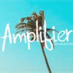 Amplifier Font Poster 1