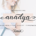 Anadya Font Poster 1