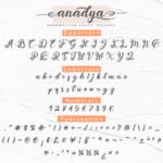 Anadya Font Poster 9