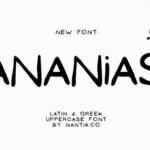 Ananias Font Poster 7