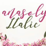 Anasoly Italic Font Poster 1