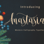 Anastasia Script Font Poster 1