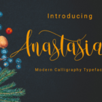 Anastasia Script Font Poster 6