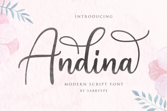 Andina Script Font Poster 1