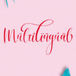 Angelina Font Poster 6