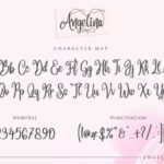 Angelina Font Poster 2