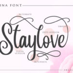 Angelina Font Poster 8