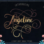 Angeline Font Poster 1