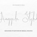 Anggela Styled Font Poster 1