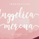 Anggelica Merona Font Poster 1