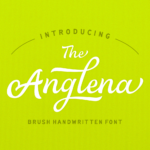 Anglena Font Poster 1