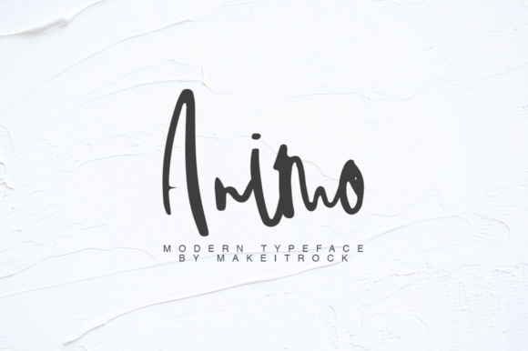 Animo Font Poster 1