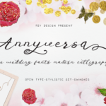 Anniversa Font Poster 1