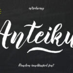 Anteiku Font Poster 1