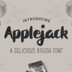 Applejack Font Poster 1