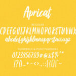 Apricat Font Poster 6