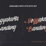 Argopuro Script Font Poster 3