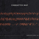 Argopuro Script Font Poster 6