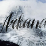 Arkana Font Poster 1