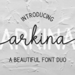 Arkina Duo Font Poster 1