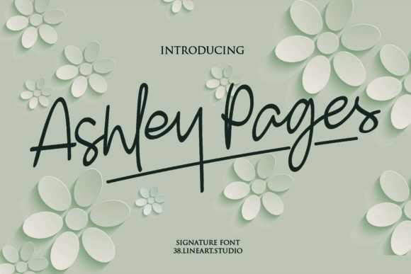 Ashley Pages Font