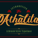 Athalita Font Poster 1